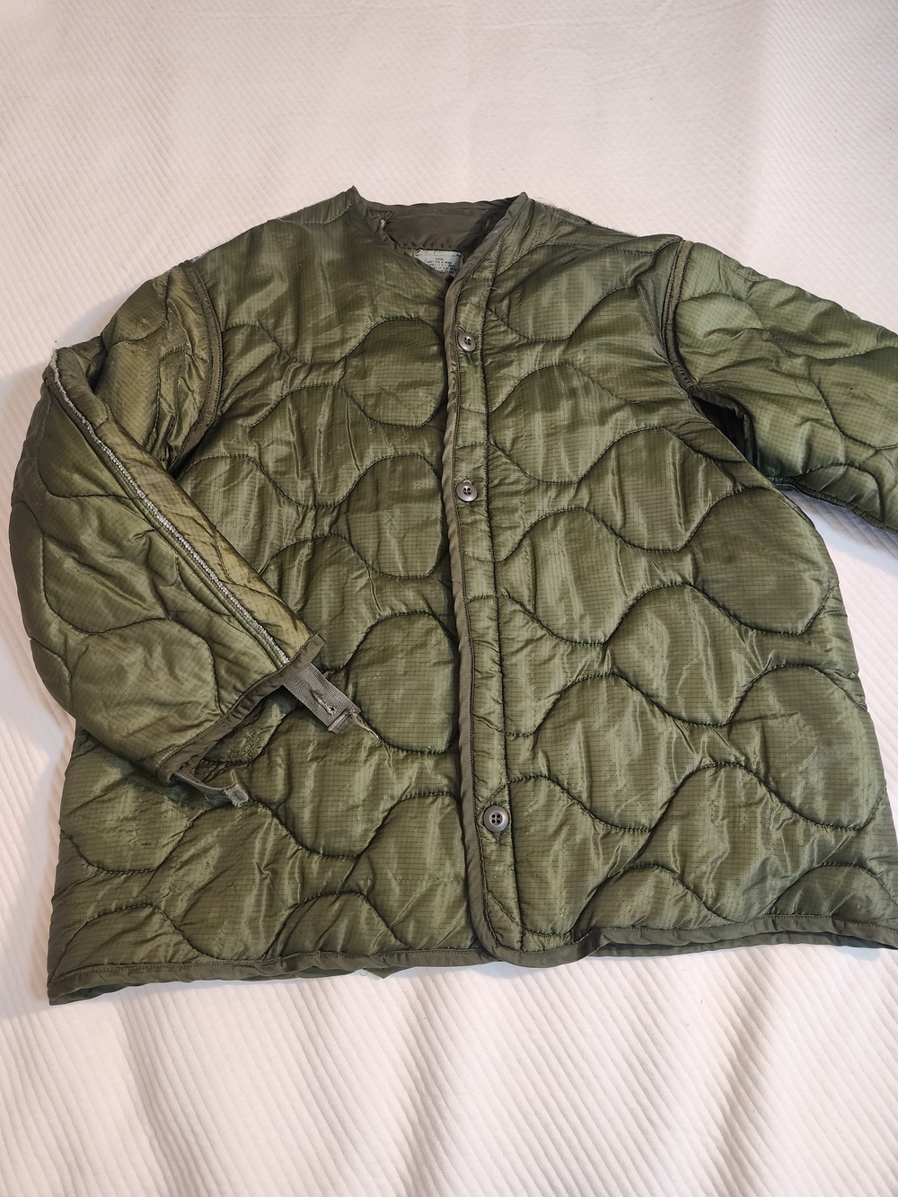 Vintage Military Cold Weather Liner Field Jacket 1988 Unisex